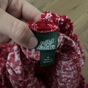 wild fable red dress